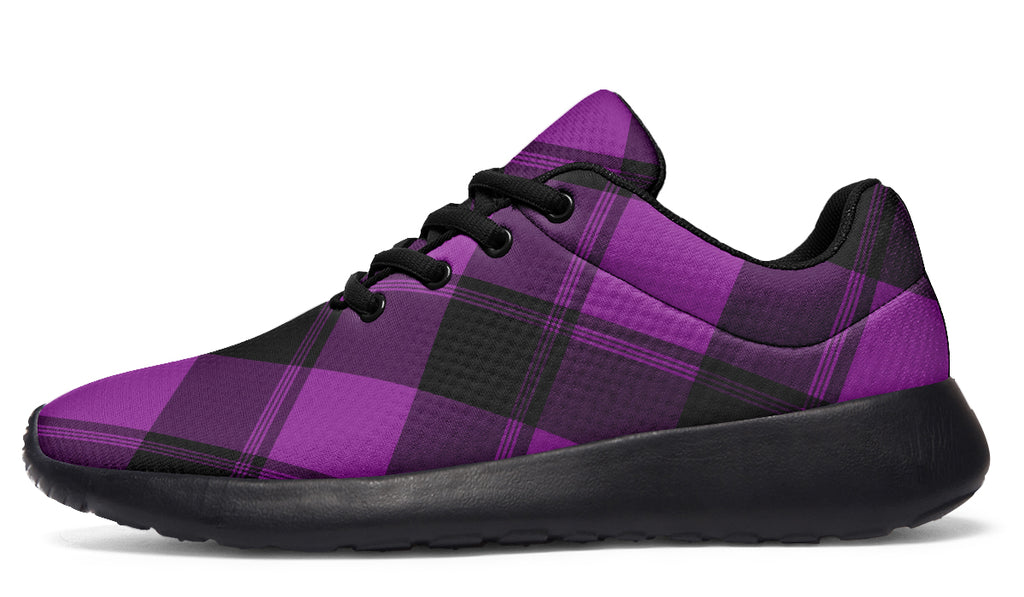 Purple Reign Plaid Sneakers
