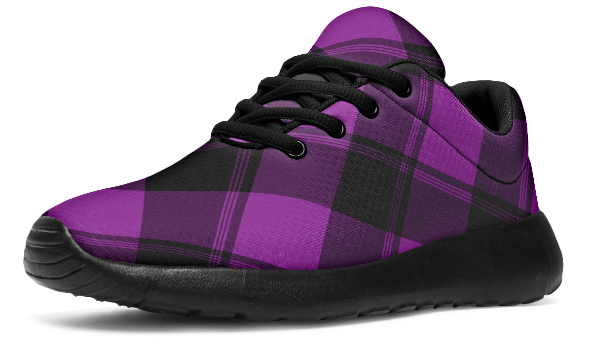 Purple Reign Plaid Sneakers