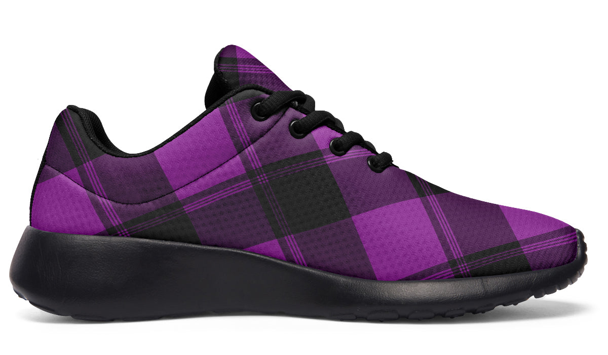 Purple Reign Plaid Sneakers