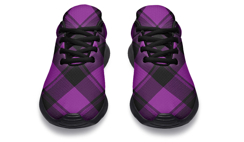 Purple Reign Plaid Sneakers