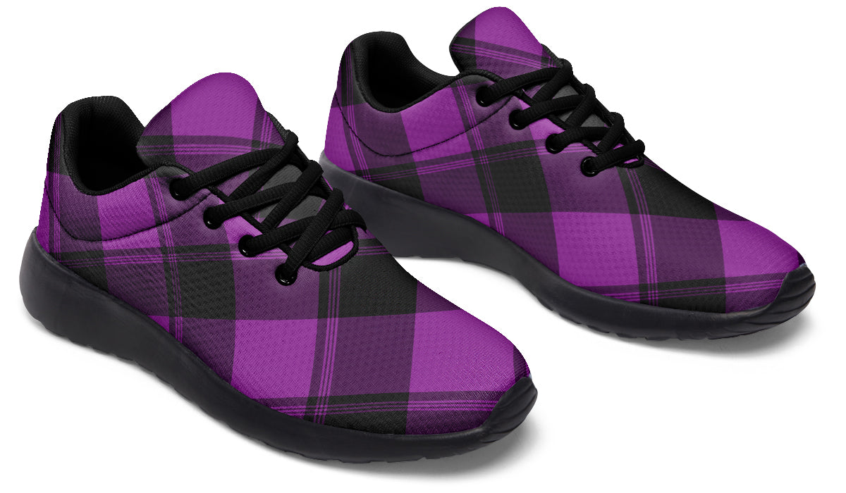 Purple Reign Plaid Sneakers