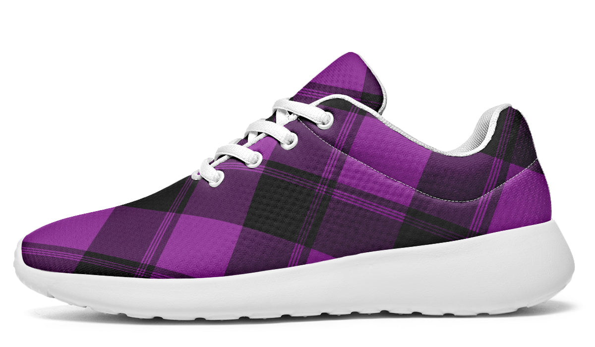 Purple Reign Plaid Sneakers