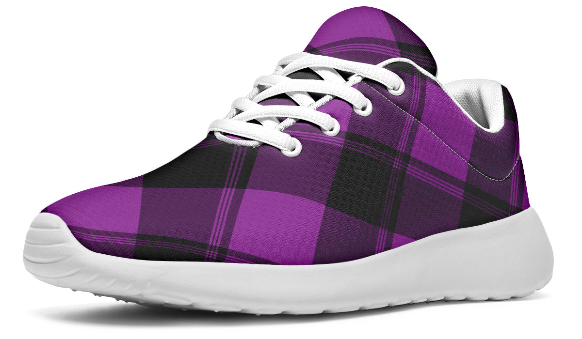 Purple Reign Plaid Sneakers