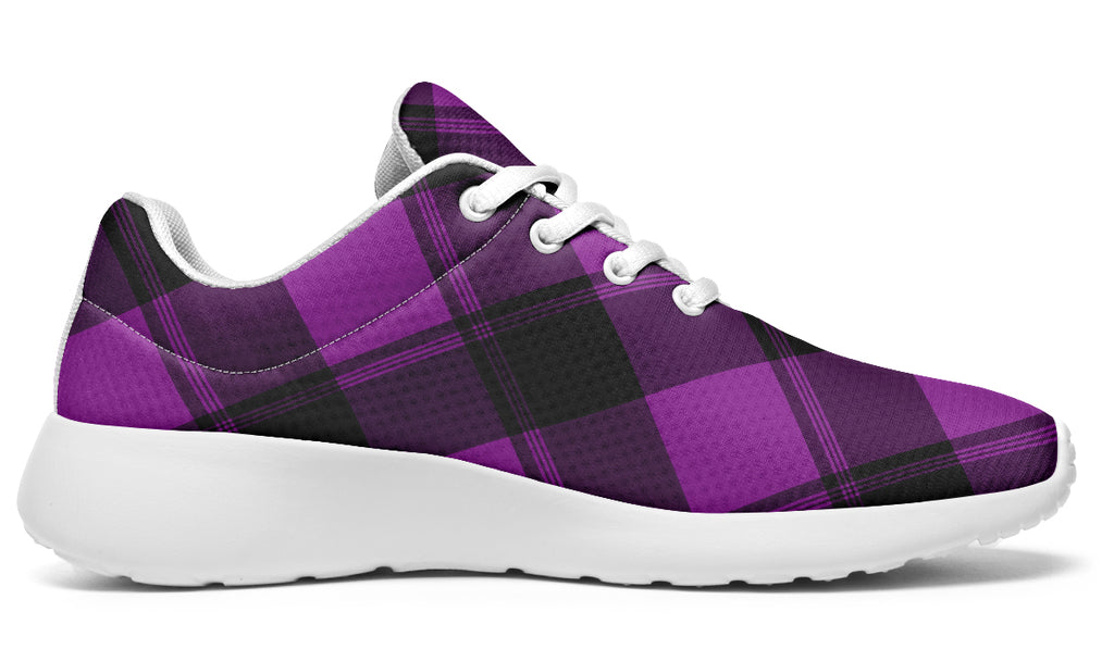 Purple Reign Plaid Sneakers