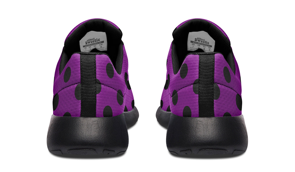 Purple Reign Polka Dot Sneakers