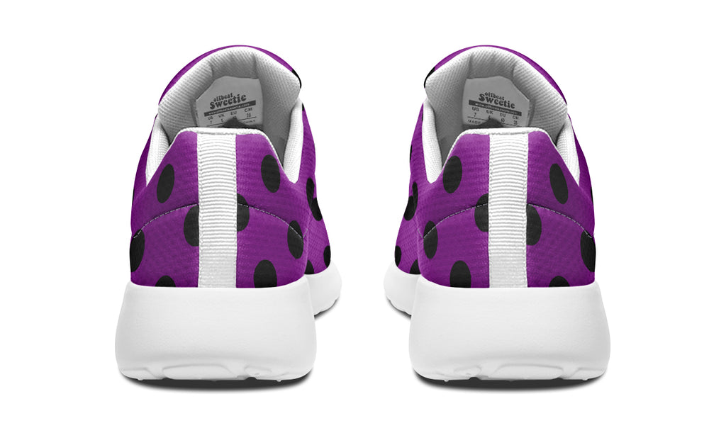 Purple Reign Polka Dot Sneakers