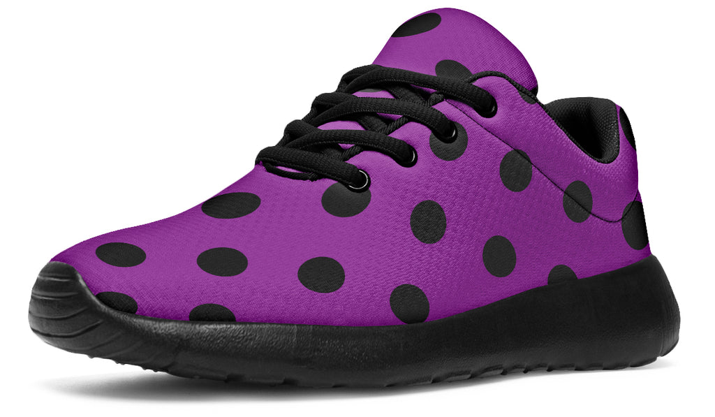 Purple Reign Polka Dot Sneakers