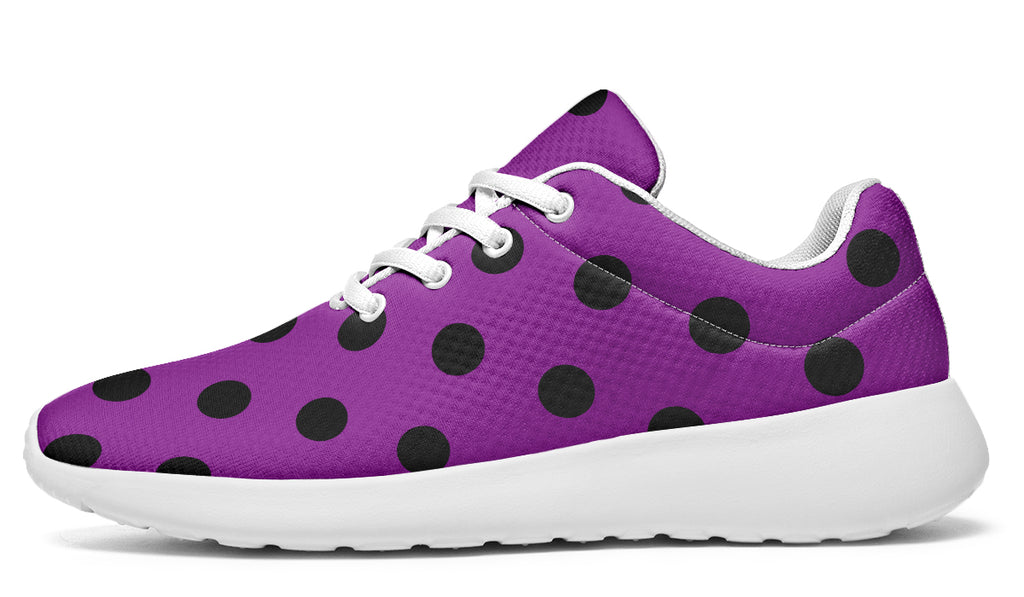 Purple Reign Polka Dot Sneakers