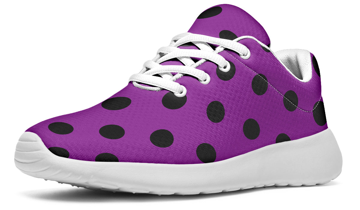 Purple Reign Polka Dot Sneakers