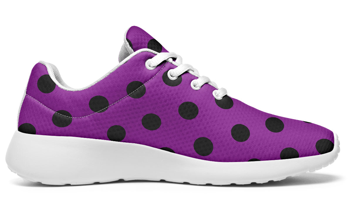 Purple Reign Polka Dot Sneakers