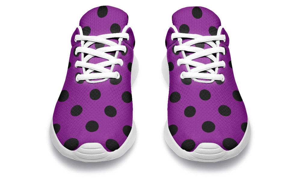 Purple Reign Polka Dot Sneakers