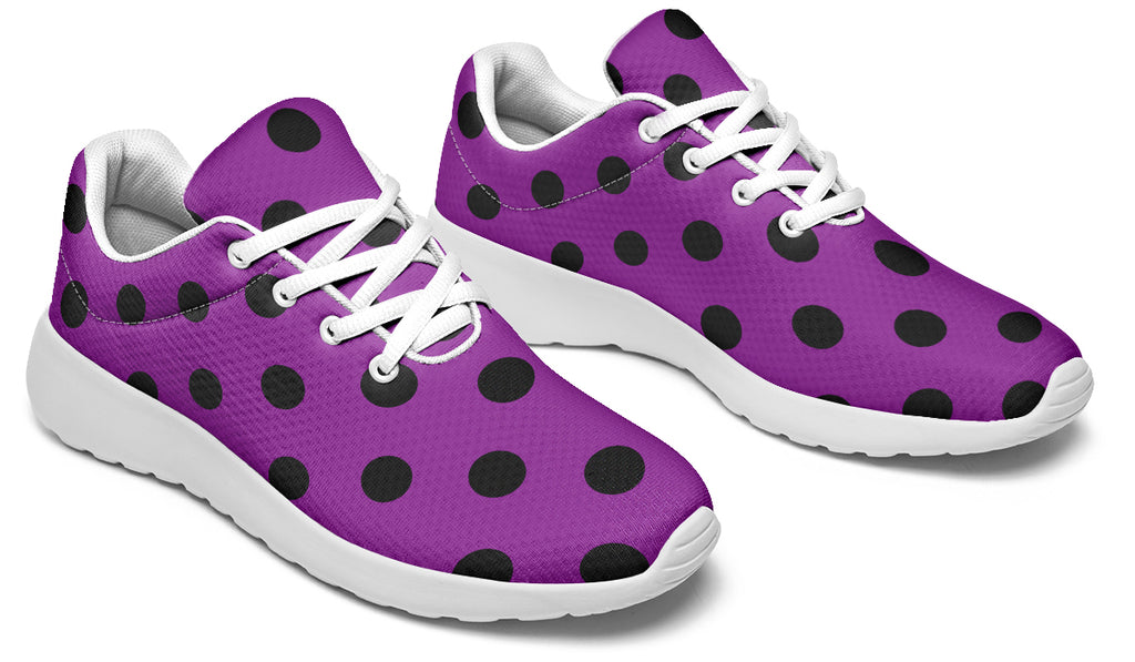 Purple Reign Polka Dot Sneakers
