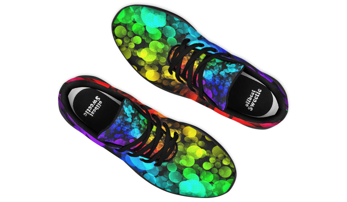 Rainbow Bubbles Sneakers - Offbeat Sweetie