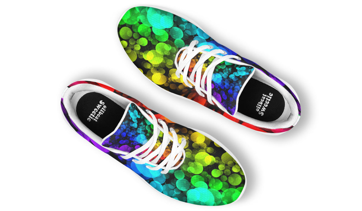 Rainbow Bubbles Sneakers - Offbeat Sweetie
