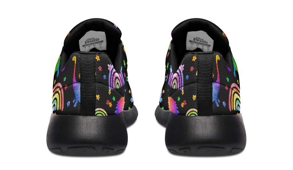 Rainbow Dinos Sneakers - Offbeat Sweetie