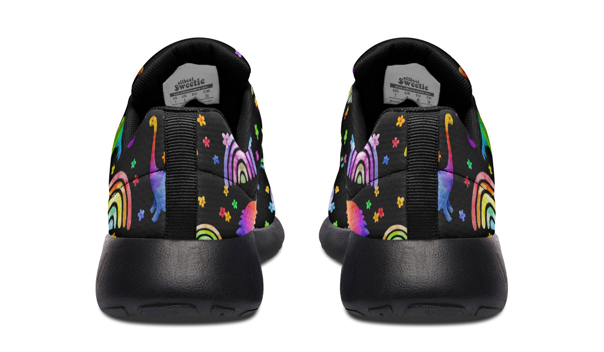 Rainbow Dinos Sneakers - Offbeat Sweetie