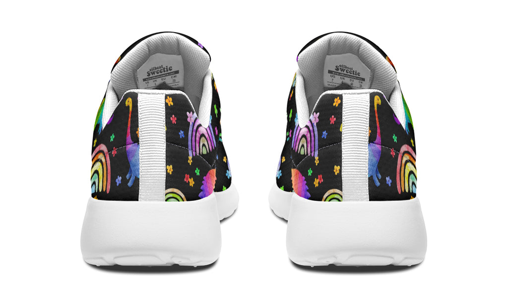Rainbow Dinos Sneakers - Offbeat Sweetie