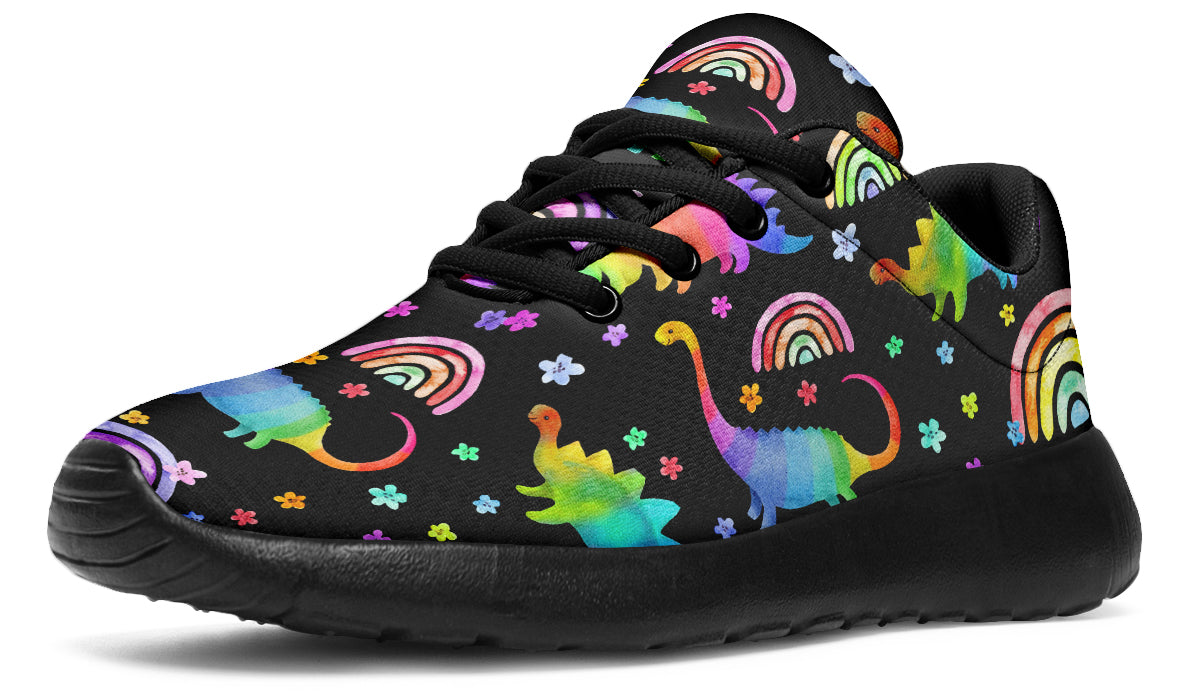 Rainbow Dinos Sneakers - Offbeat Sweetie
