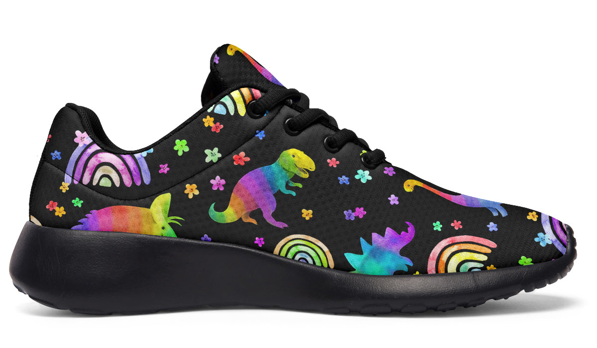Rainbow Dinos Sneakers - Offbeat Sweetie