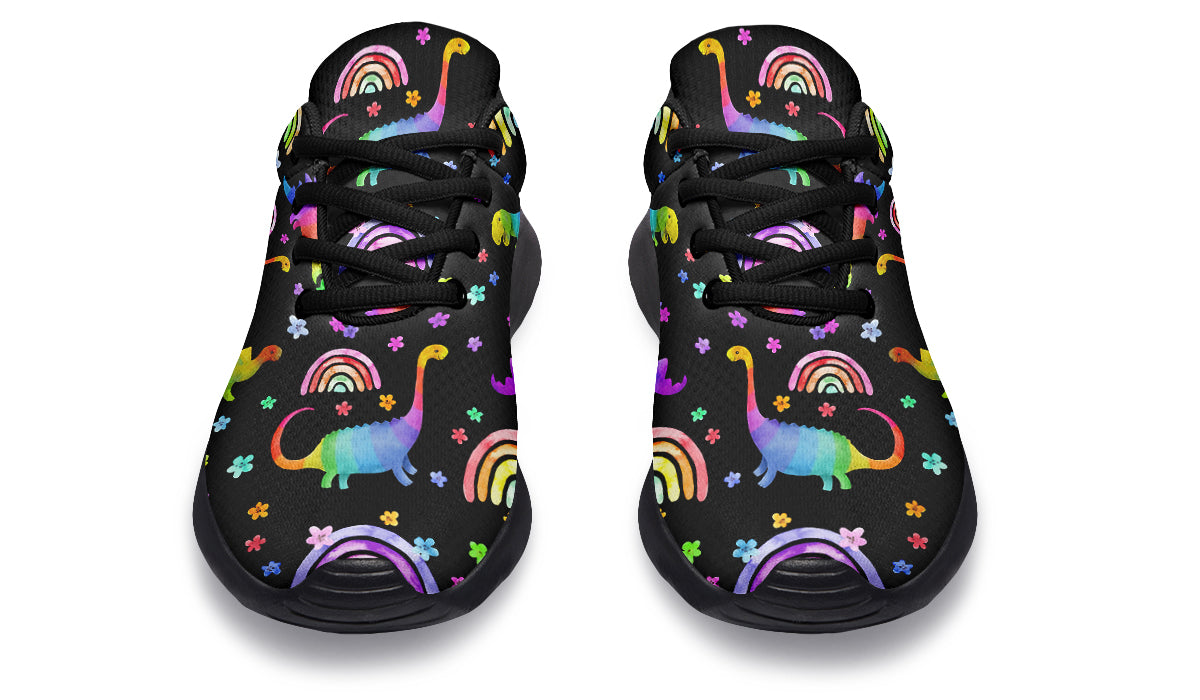 Rainbow Dinos Sneakers - Offbeat Sweetie