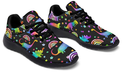 Rainbow Dinos Sneakers - Offbeat Sweetie
