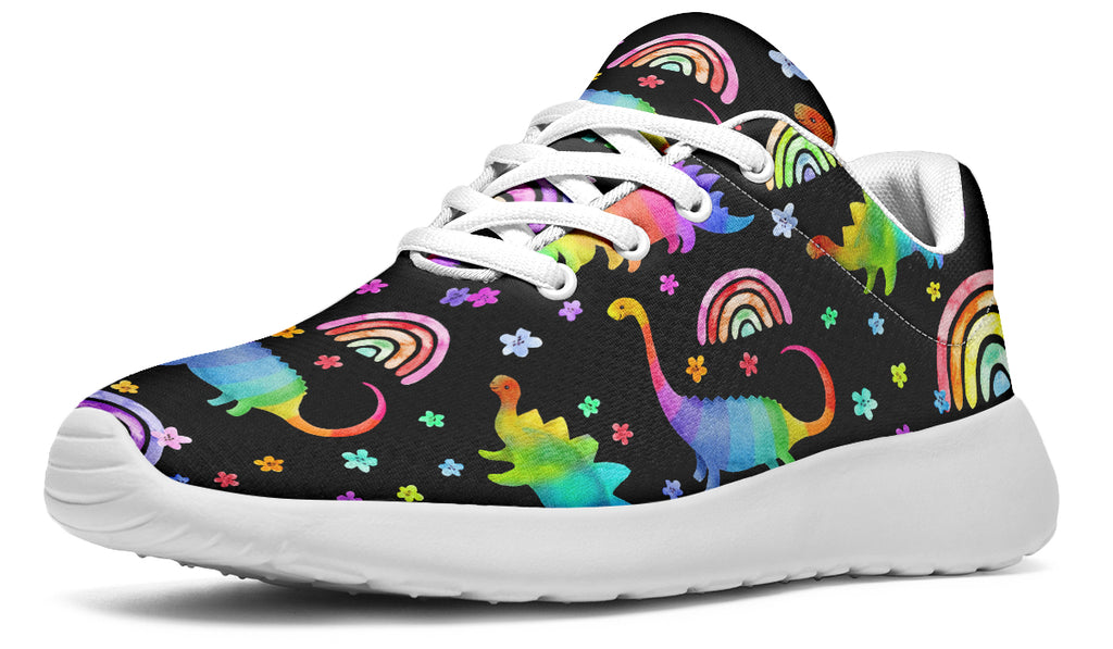Rainbow Dinos Sneakers - Offbeat Sweetie