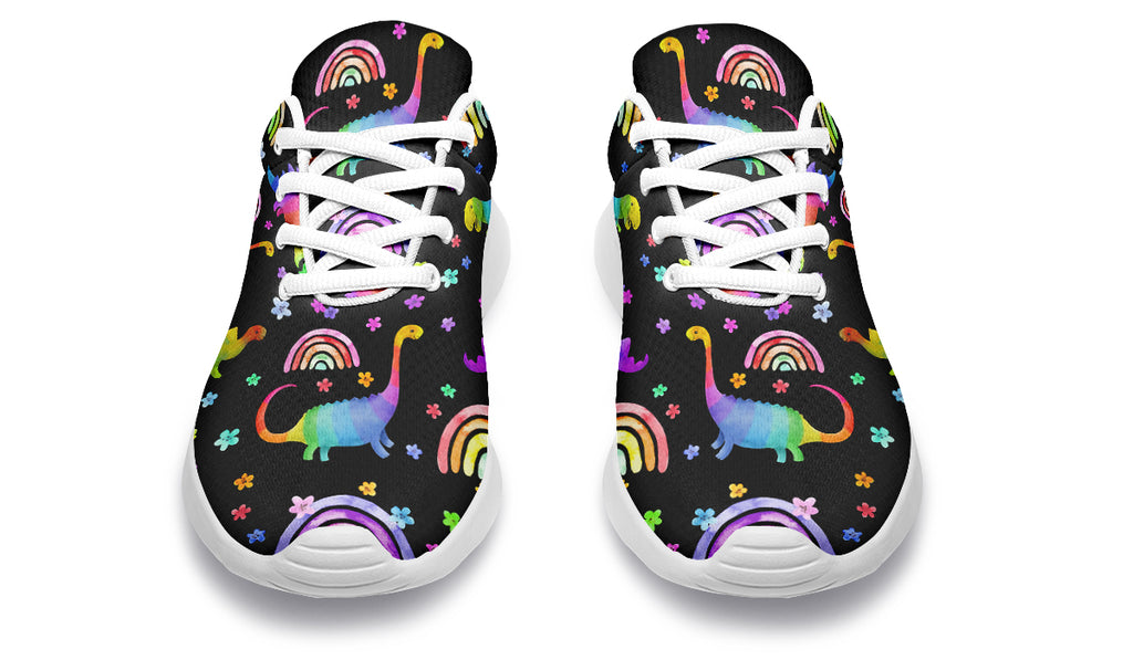 Rainbow Dinos Sneakers - Offbeat Sweetie