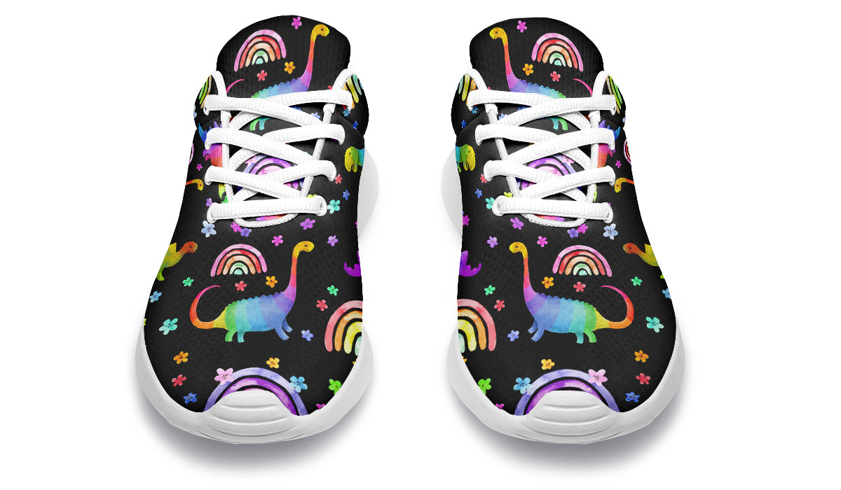 Rainbow Dinos Sneakers - Offbeat Sweetie