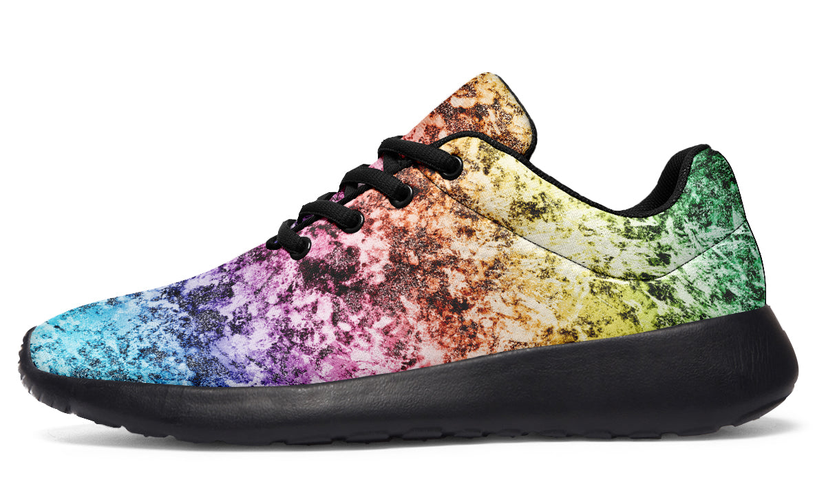 Rainbow Grunge Sneakers - Offbeat Sweetie