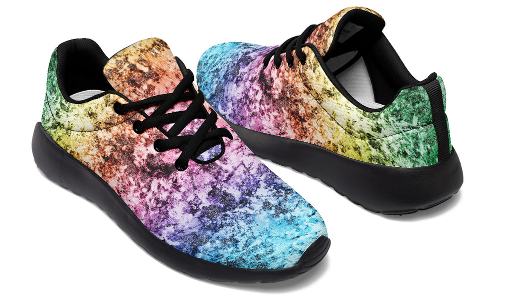 Rainbow Grunge Sneakers - Offbeat Sweetie