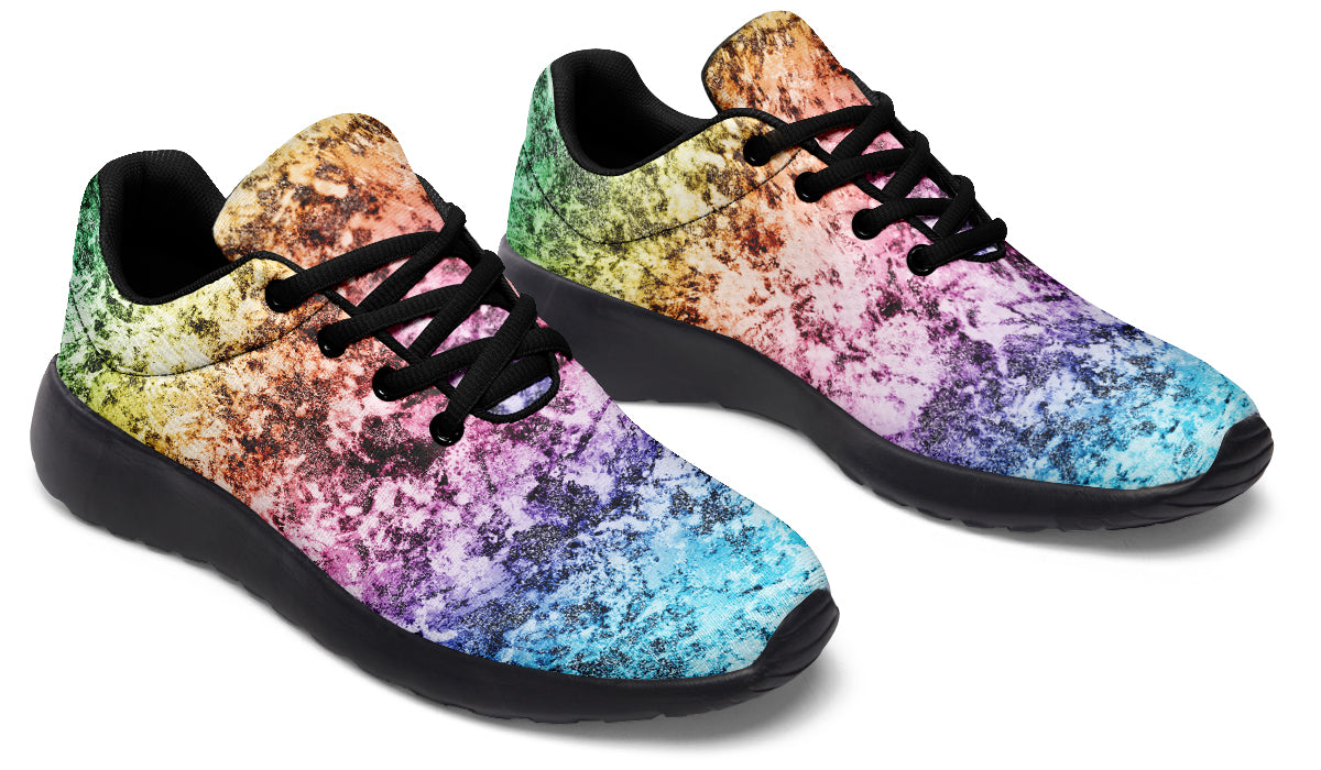 Rainbow Grunge Sneakers - Offbeat Sweetie