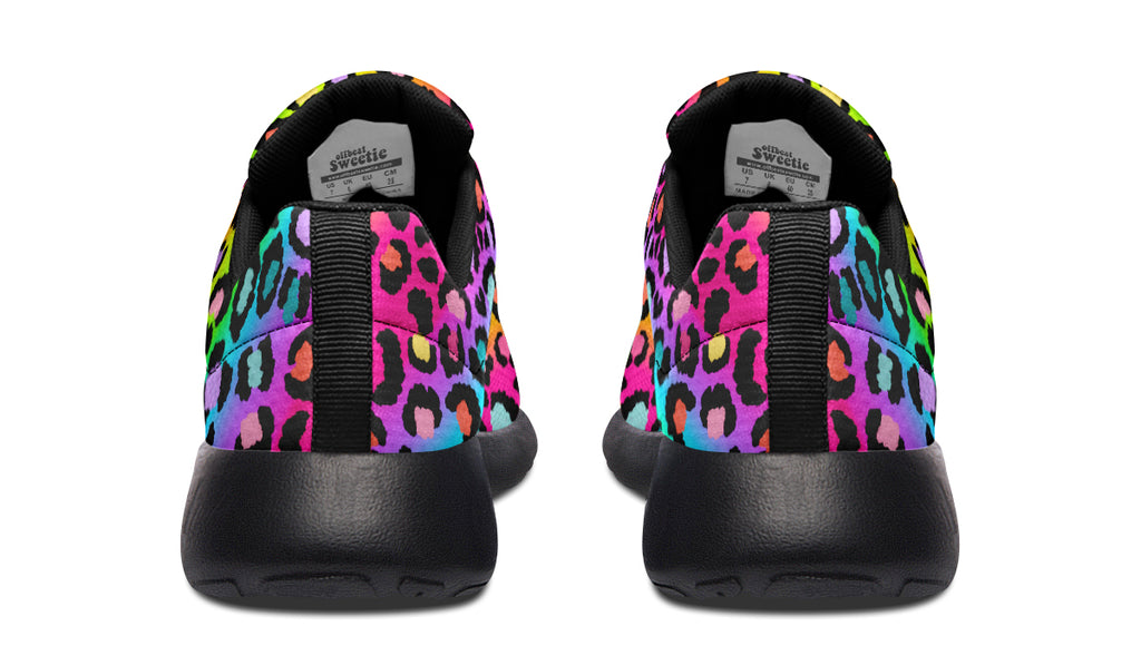 Rainbow Leopard Sneakers - Offbeat Sweetie