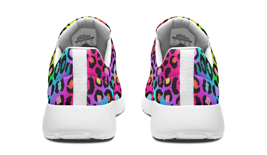 Rainbow Leopard Sneakers - Offbeat Sweetie