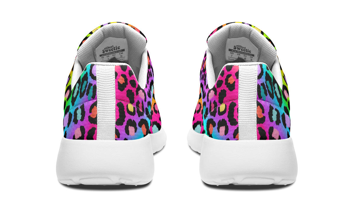 Rainbow Leopard Sneakers - Offbeat Sweetie