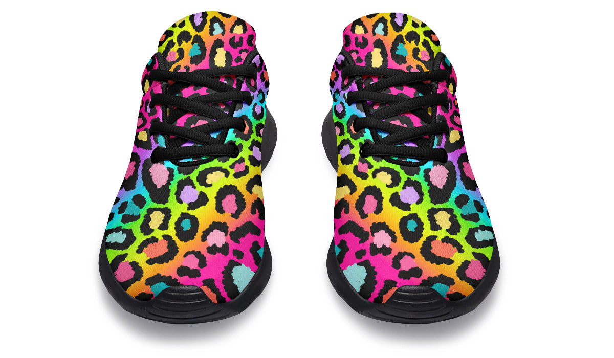 Rainbow Leopard Sneakers - Offbeat Sweetie