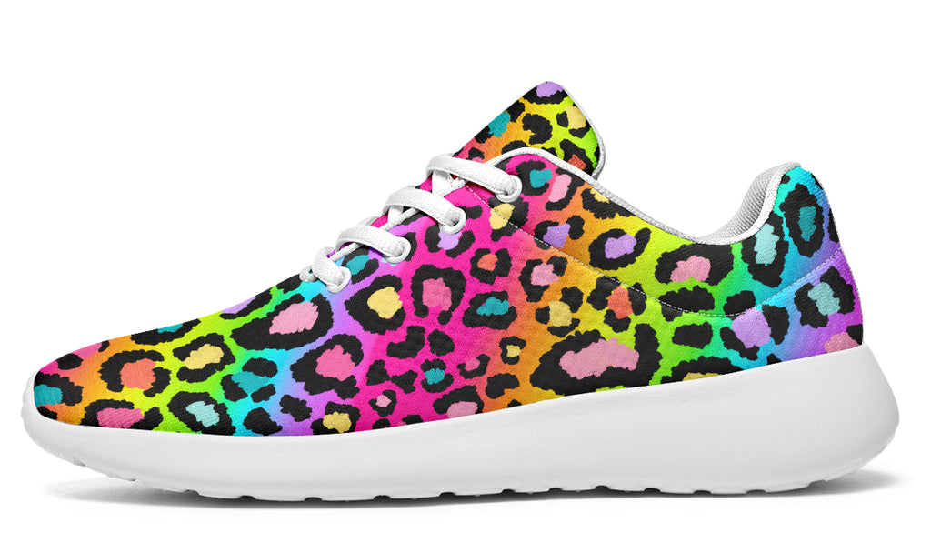 Rainbow Leopard Sneakers - Offbeat Sweetie