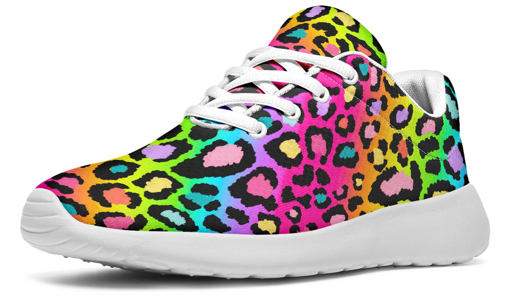 Rainbow Leopard Sneakers - Offbeat Sweetie