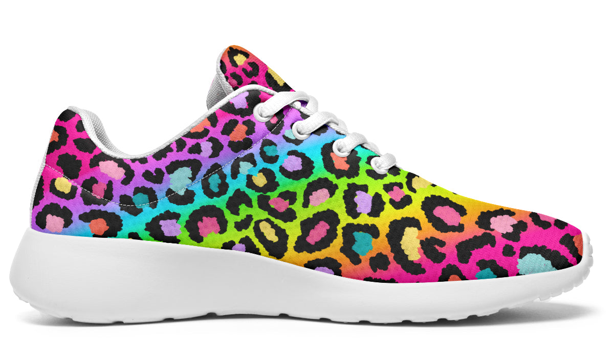 Rainbow Leopard Sneakers - Offbeat Sweetie