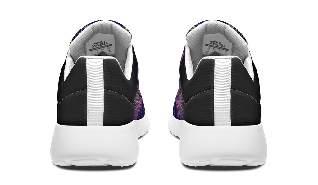 Rainbow Lotus Flowers Sneakers - Offbeat Sweetie