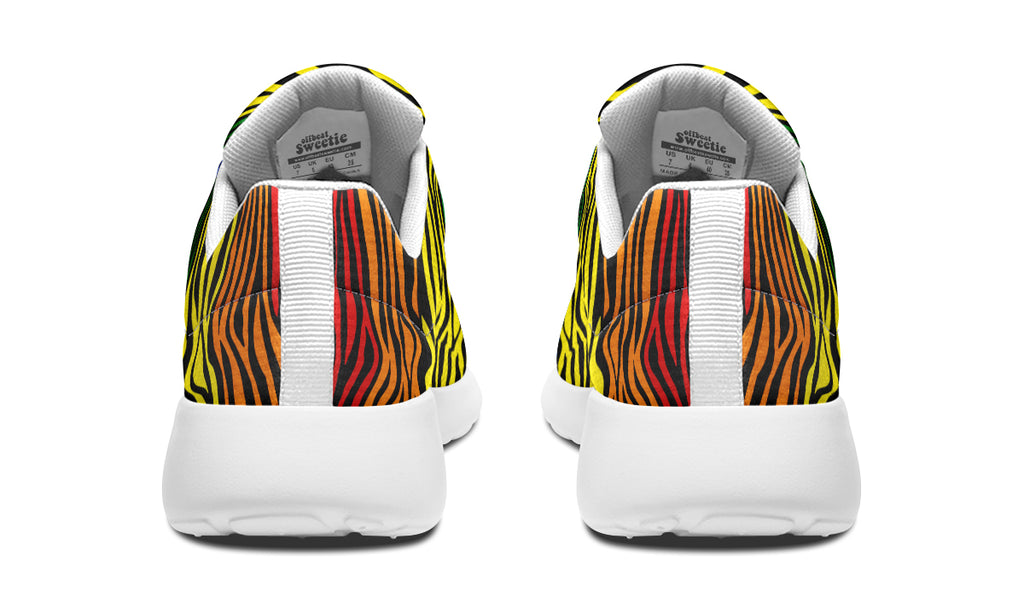 Rainbow Zebra Sneakers - Offbeat Sweetie