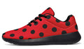 Red And Black Polka Dot Sneakers
