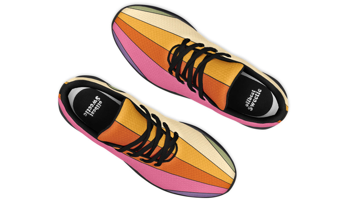 Retro Rainbow Sneakers - Offbeat Sweetie