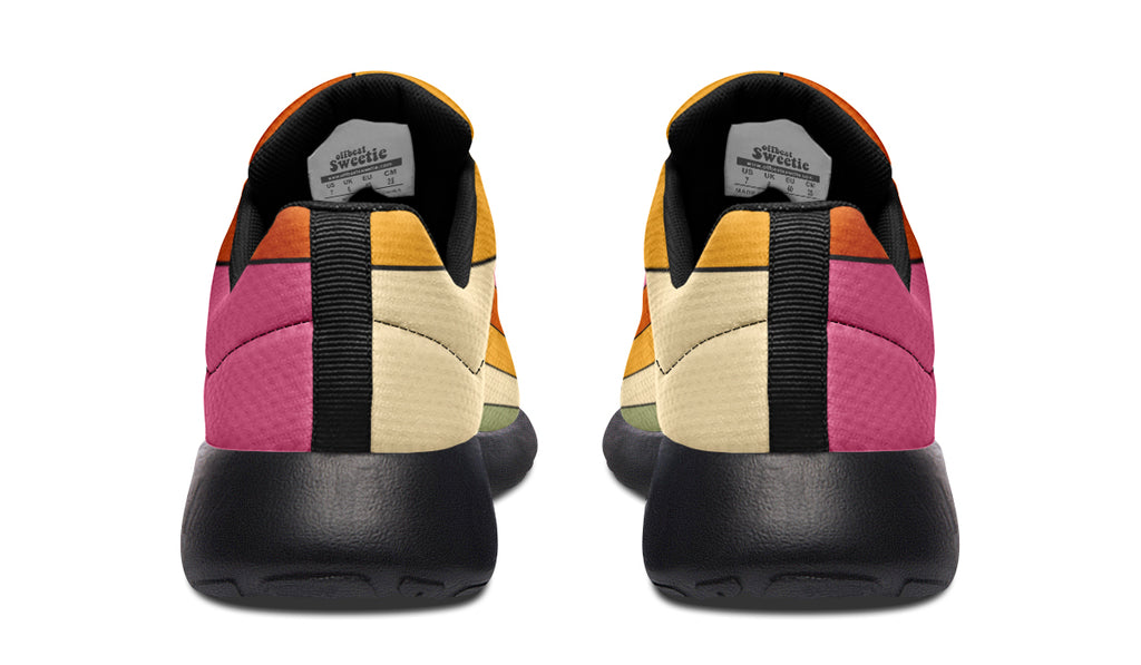 Retro Rainbow Sneakers - Offbeat Sweetie