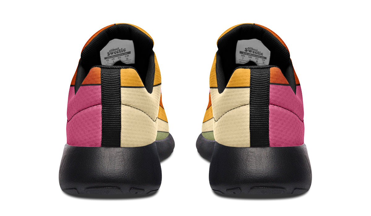 Retro Rainbow Sneakers - Offbeat Sweetie
