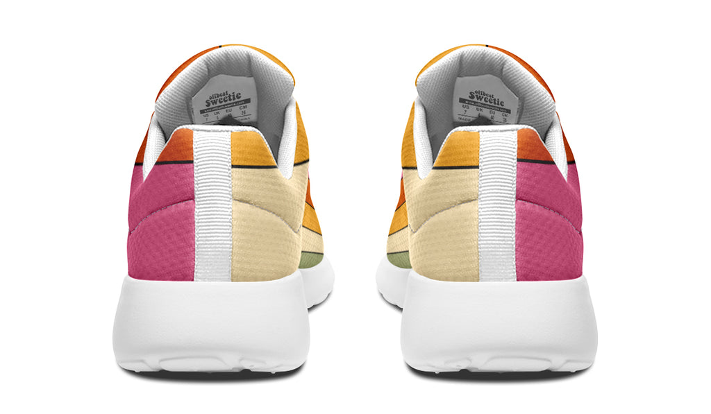Retro Rainbow Sneakers - Offbeat Sweetie