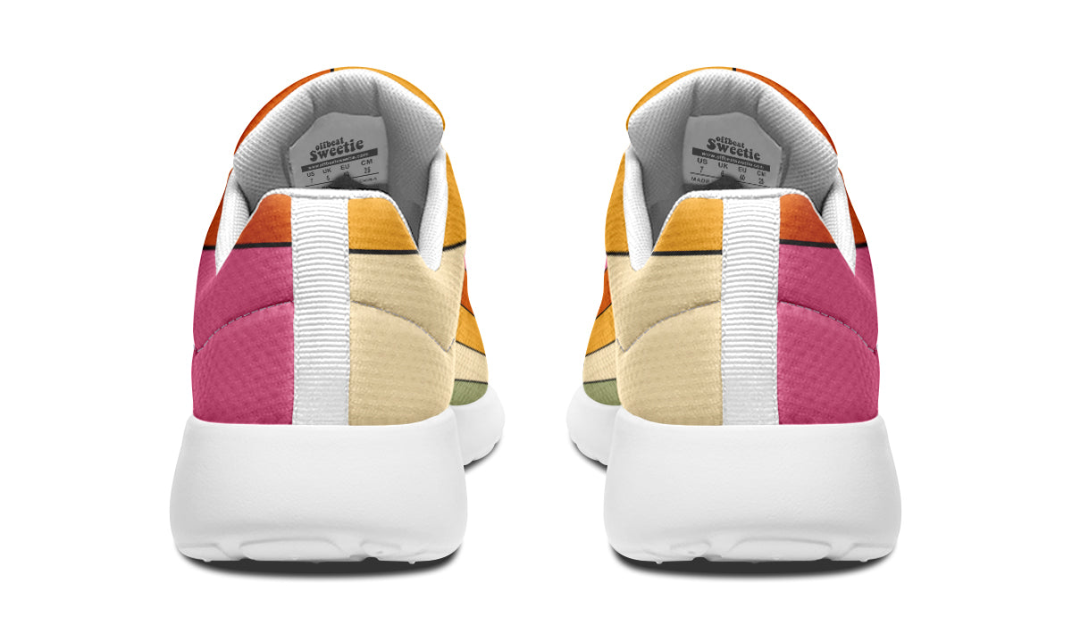 Retro Rainbow Sneakers - Offbeat Sweetie