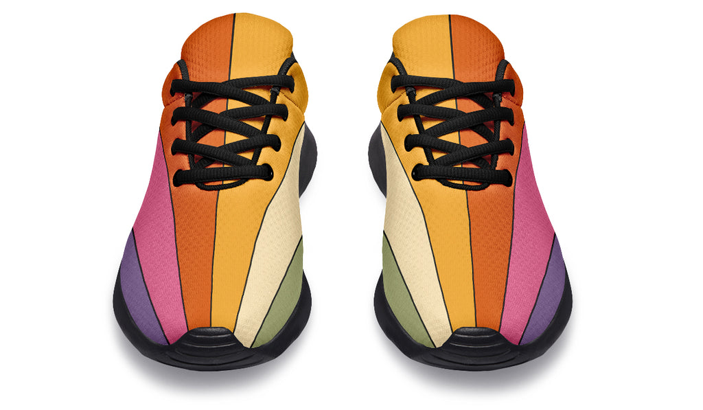 Retro Rainbow Sneakers - Offbeat Sweetie