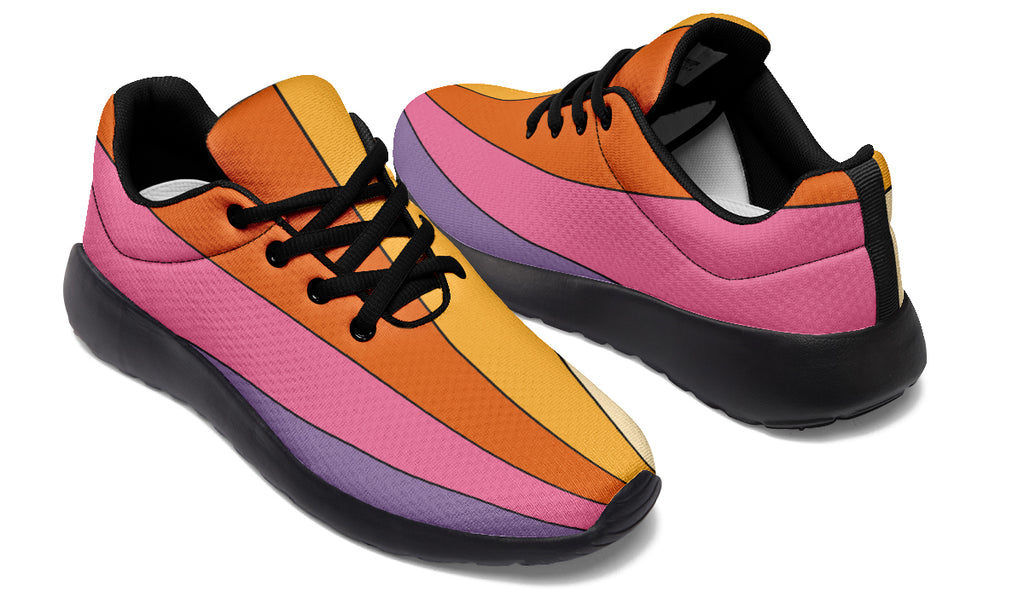 Retro Rainbow Sneakers - Offbeat Sweetie