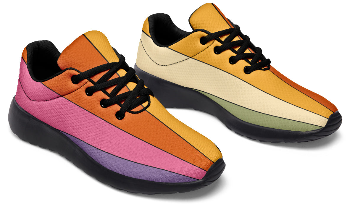 Retro Rainbow Sneakers - Offbeat Sweetie