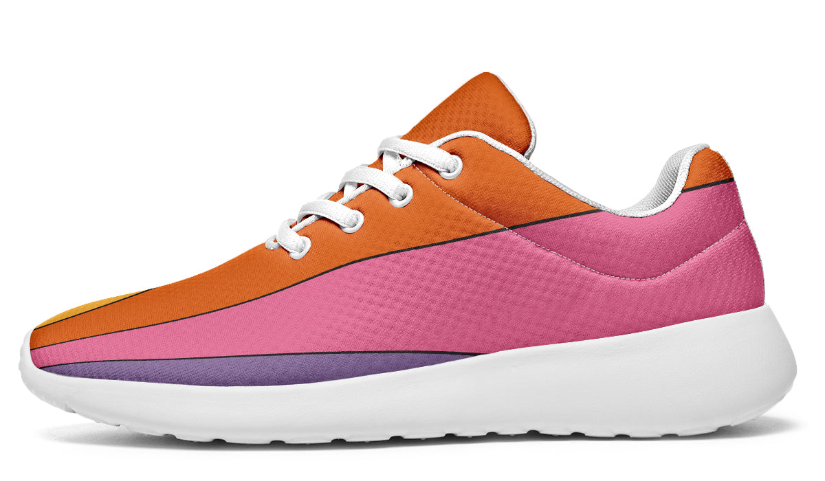 Retro Rainbow Sneakers - Offbeat Sweetie